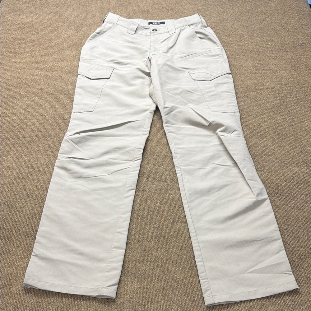 5.11 Tactical Stryke Pants Mens 30x34 Beige Cargo Ripstop